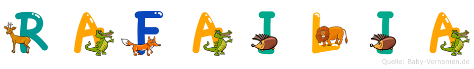 Rafailia im Tieralphabet