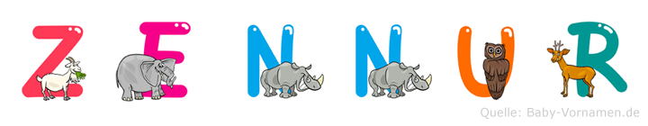 Zennur im Tieralphabet