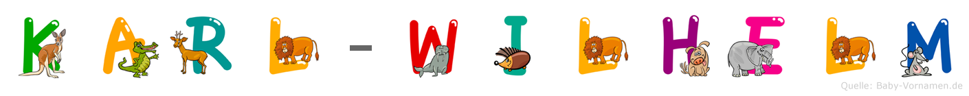 Karl-Wilhelm im Tieralphabet