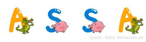 Assa im Tieralphabet