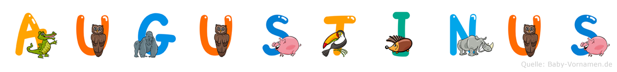 Augustinus im Tieralphabet