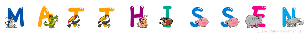 Matthissen im Tieralphabet