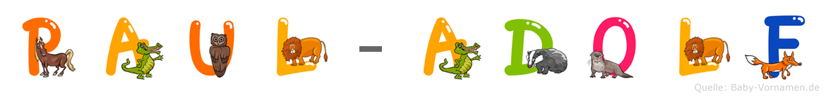 Paul-Adolf im Tieralphabet