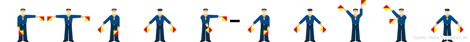 Franz-Anton im Winkeralphabet